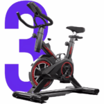Bicicleta Spinning Ergométrica Semi Profissional Sport Preto até 120kg